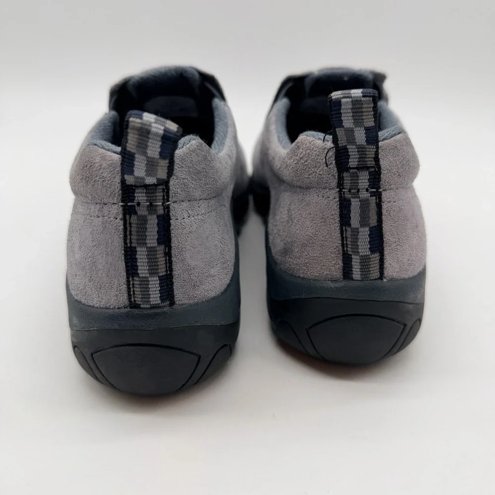 Merrell‎ Shoes Youth Sz 5.5 Gray Jungle Moc Leather Slip-On Regular Castlerock